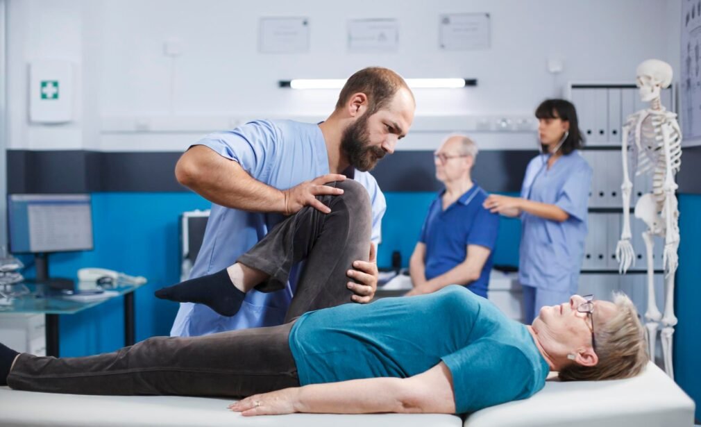 Physiotherapy service provide by an old women in brampton