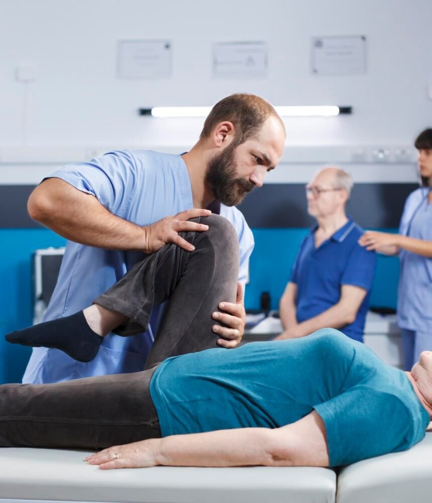 Physiotherapy service provide by an old women in brampton